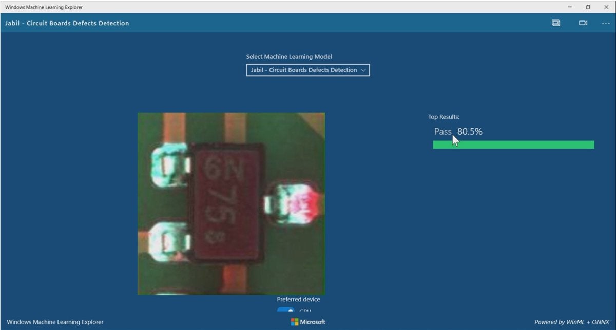 windows ml jabil circuit examination