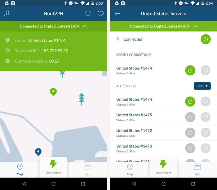 Android privacy security apps - NordVPN