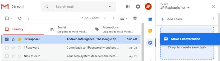 gmail tasks