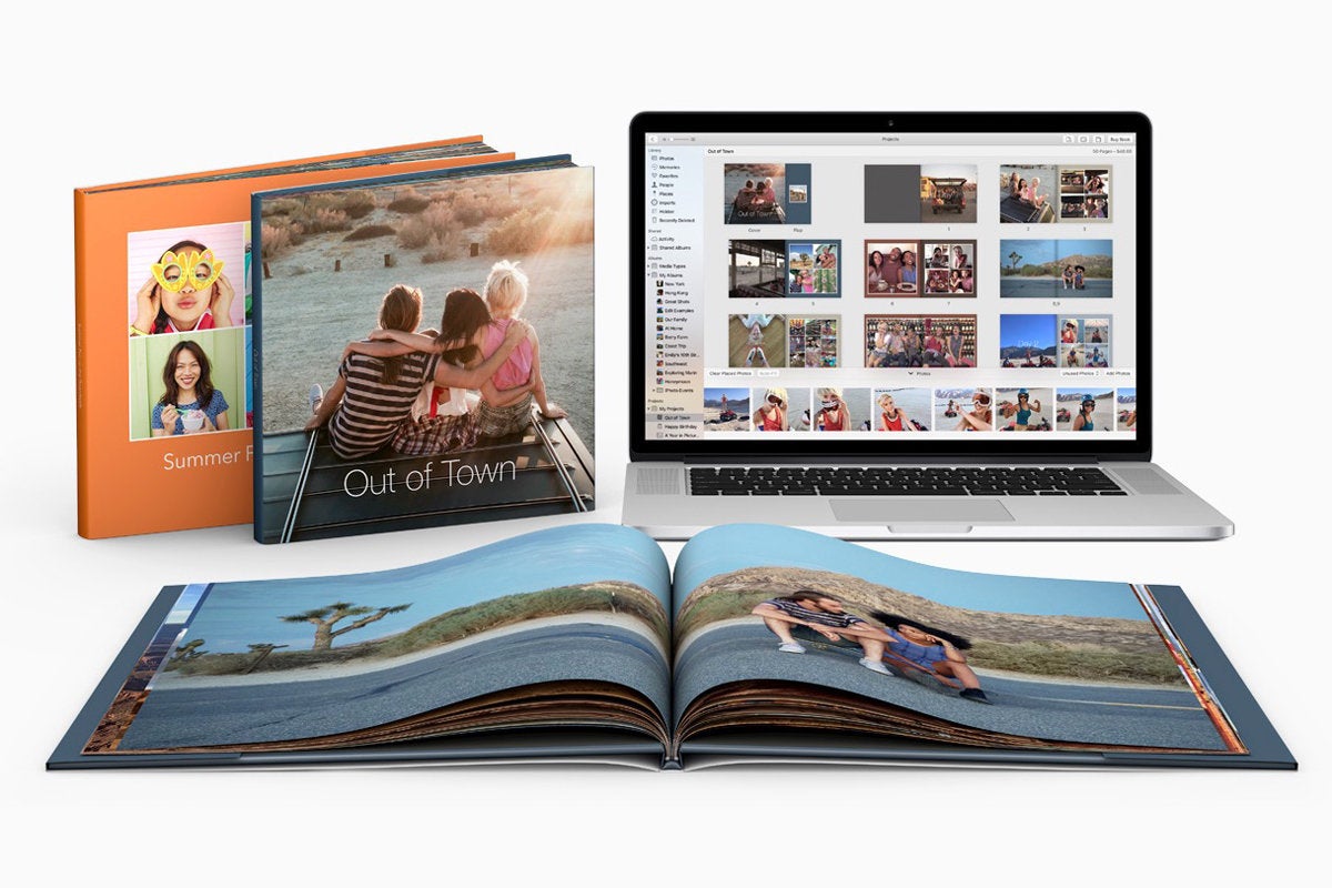 apple photo books stock