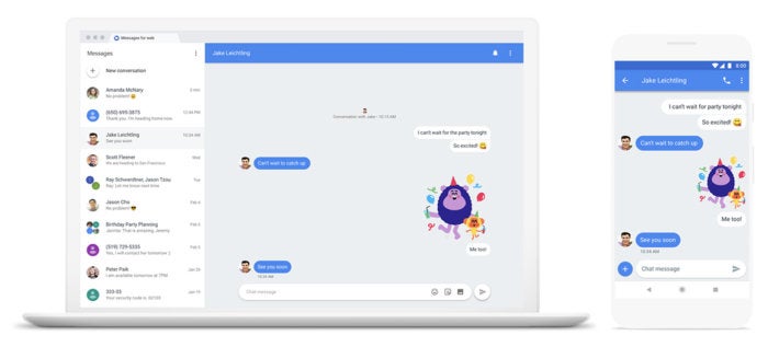 google chat messaging