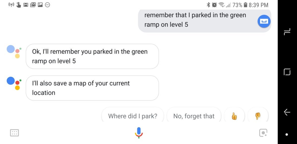 google assistant remember