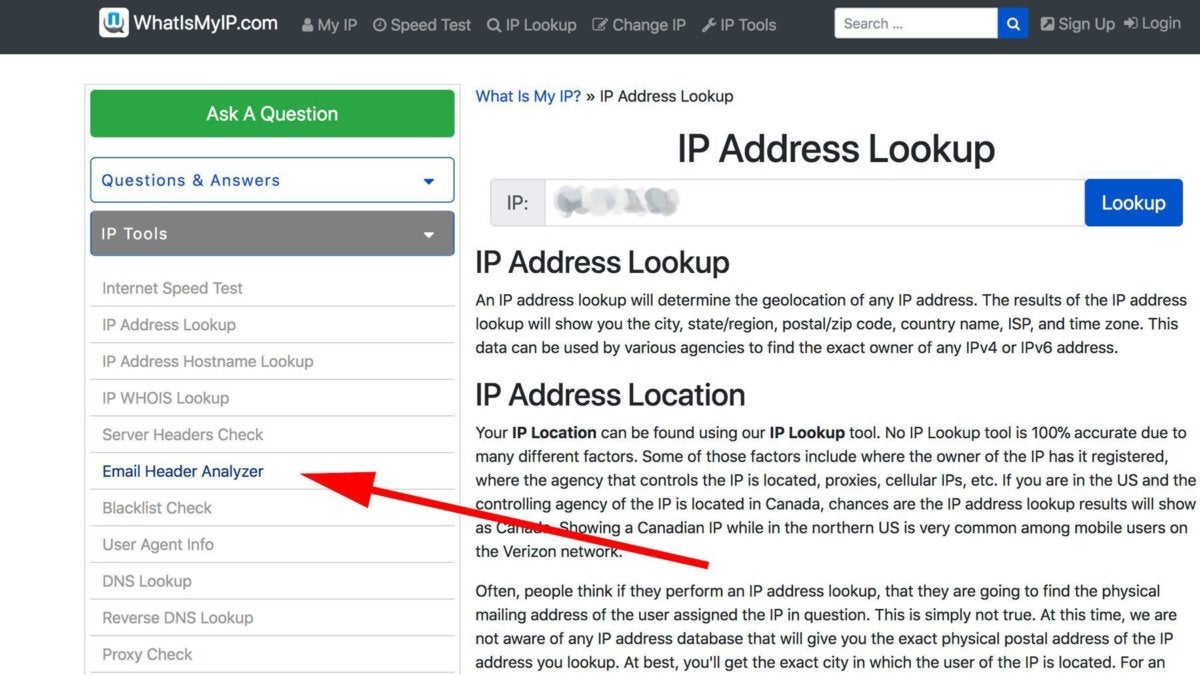 how to trace ip address analyzer1