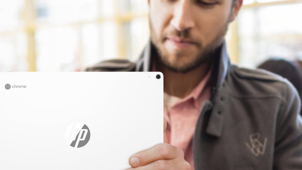 hp chromebook x2 lifestyle rear