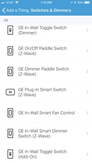 GE smart lighting