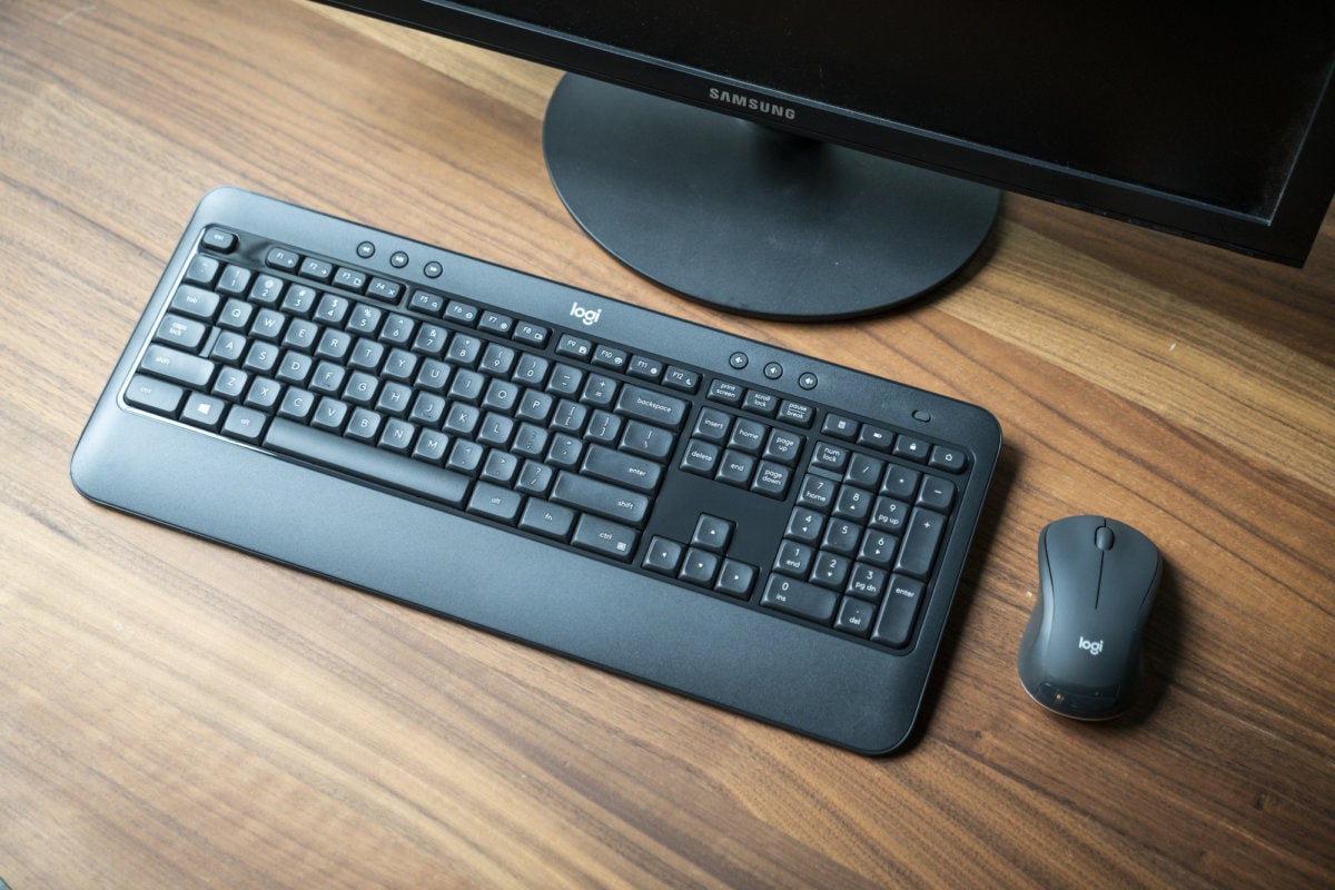 Logitech Mk540 Advanced Wireless Keyboard And Mouse Review Snappy Typing No Noise Pcworld