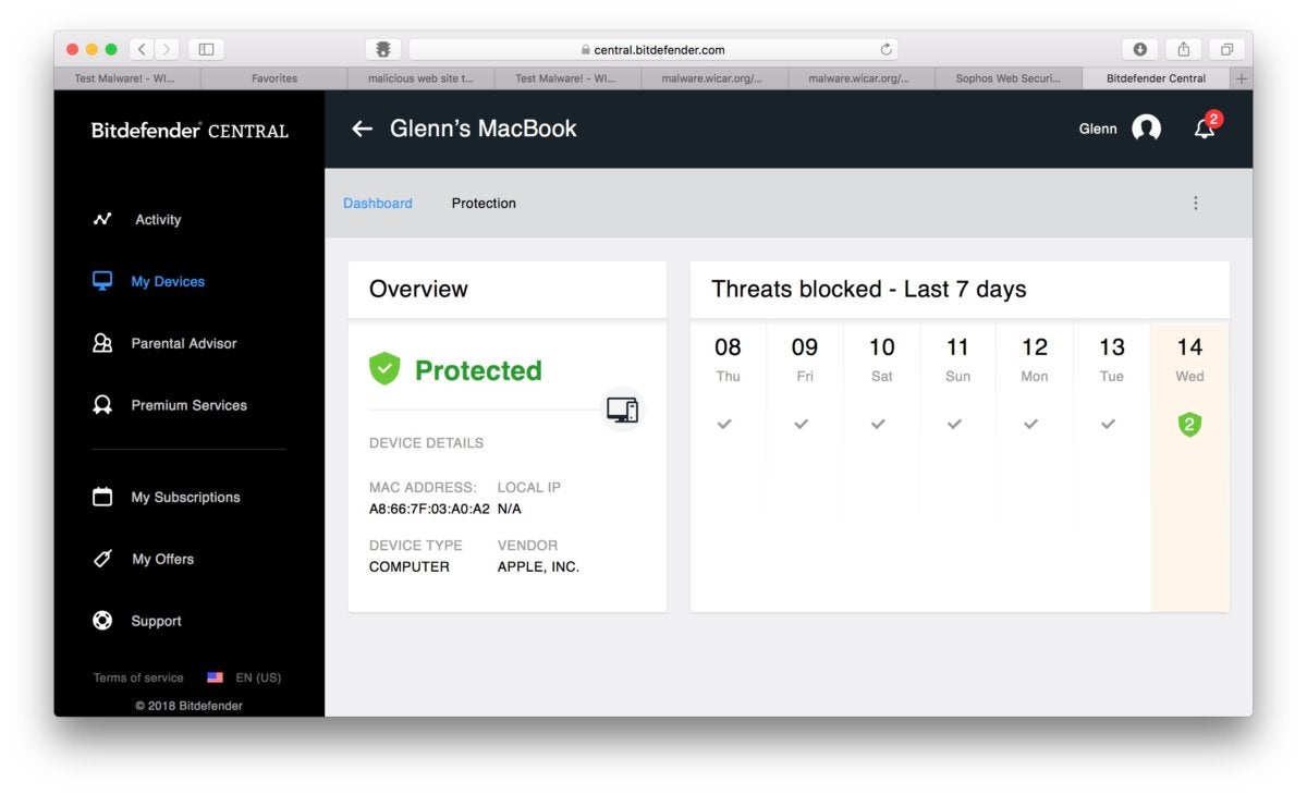 what does bitdefender antivirus for mac auto pilot do