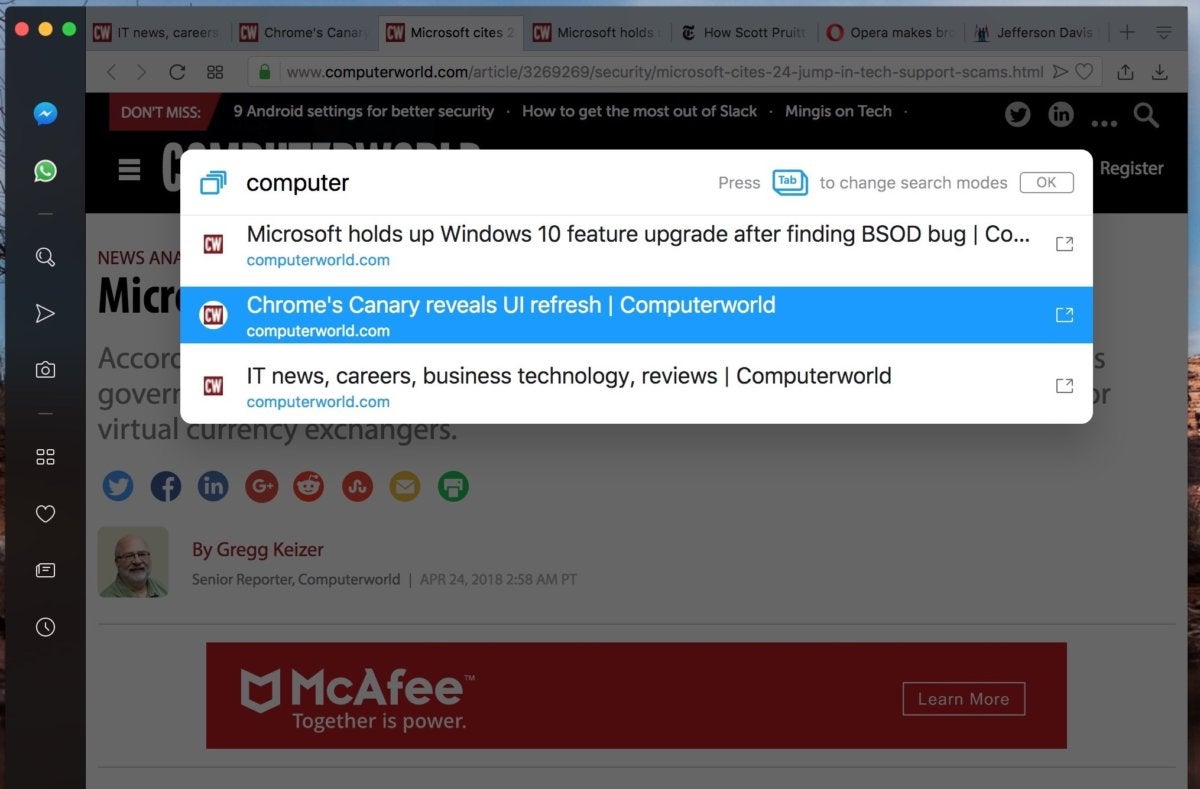 opera browser