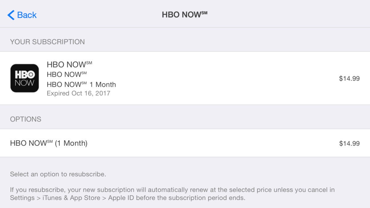 How to delete expired subscriptions on iphone