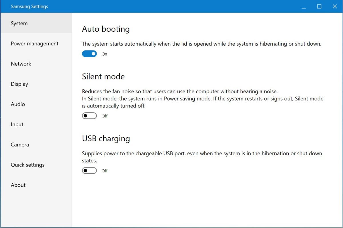 Samsung Notebook 9 Pen samsung s settings