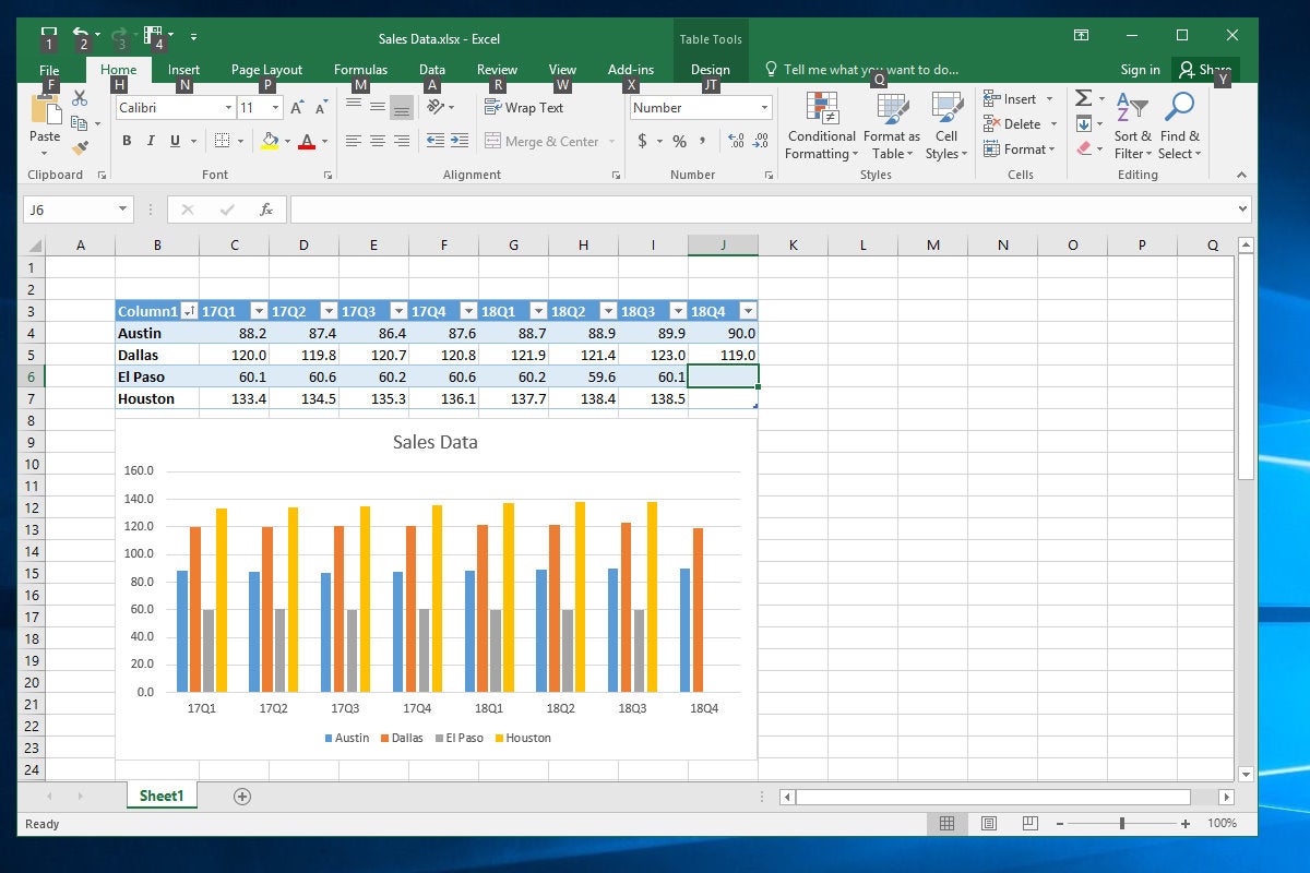 Excel Chart Large Data Set