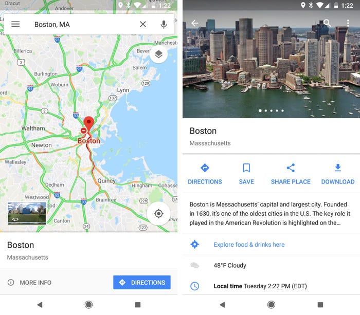 Dados do Android no Google Maps