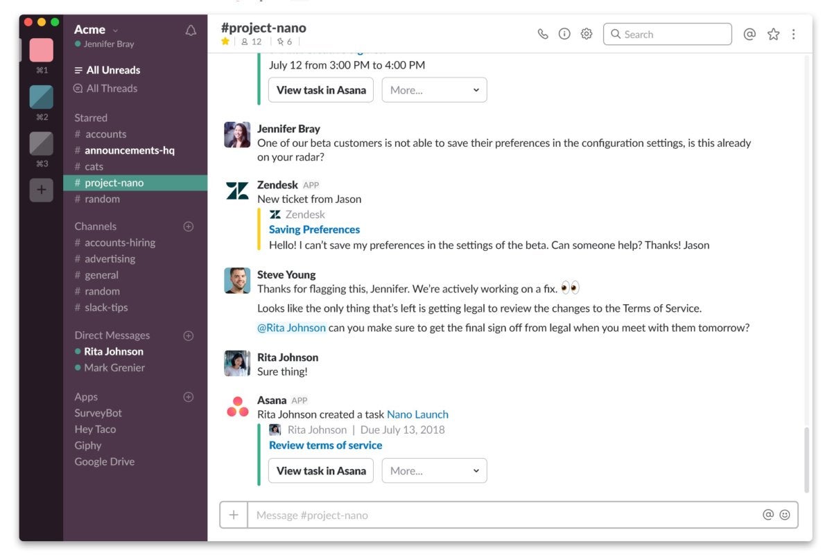 Slack adds Actions feature, highlights community growth Computerworld