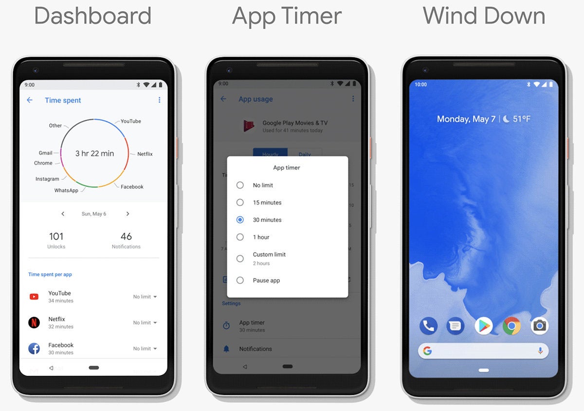 android p digital wellbeing