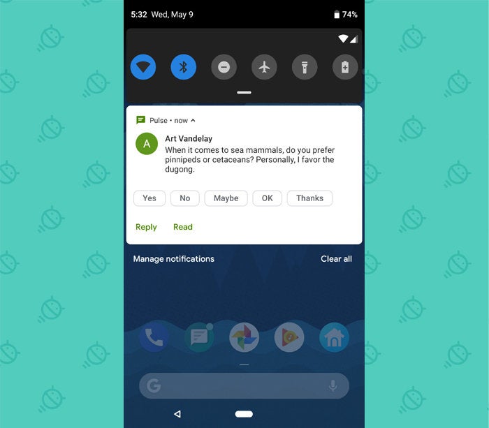 Android P Features: Smart Reply (1)