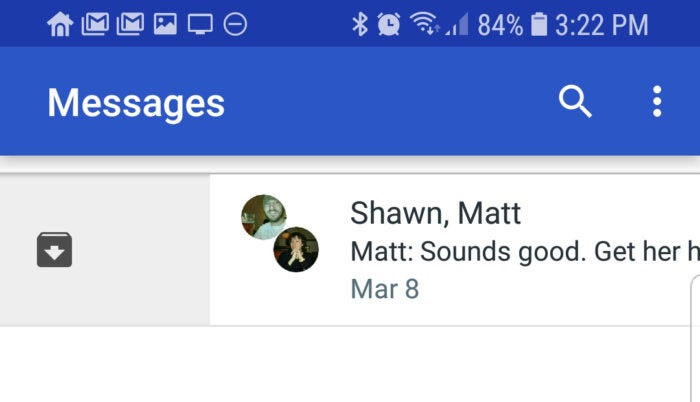 android messages archive