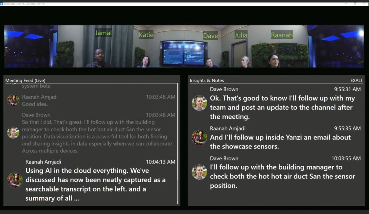 build demo transcrpt and notes