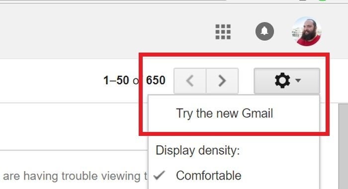 gmail try new