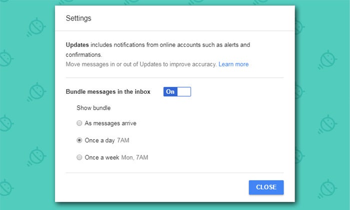Gmail vs. Inbox - Bundles
