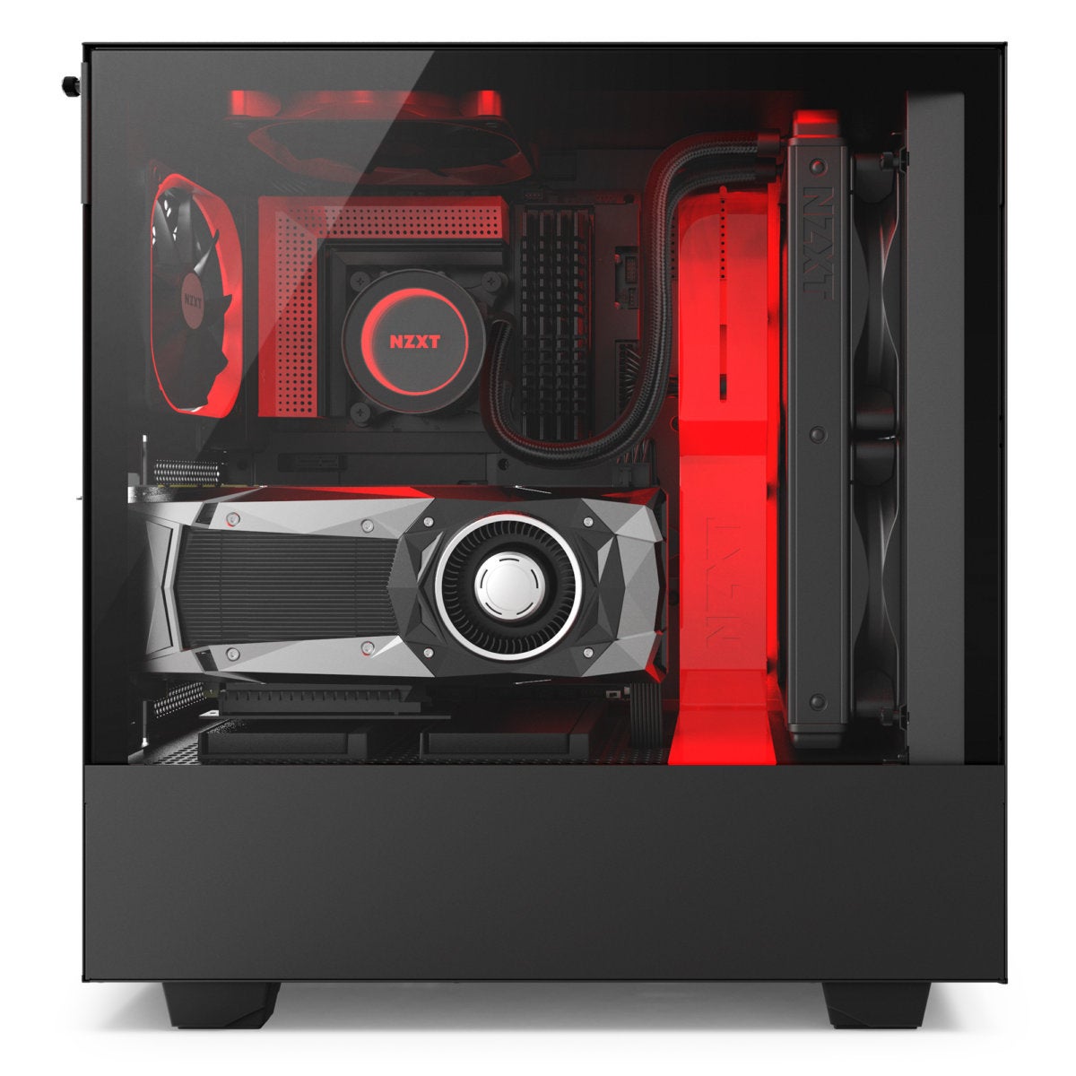 h500i black red with system side