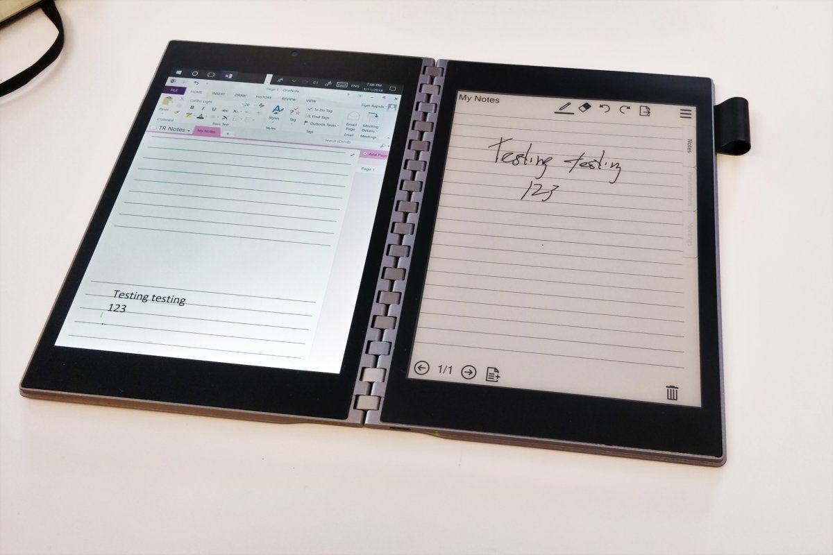 Intel handwriting to text