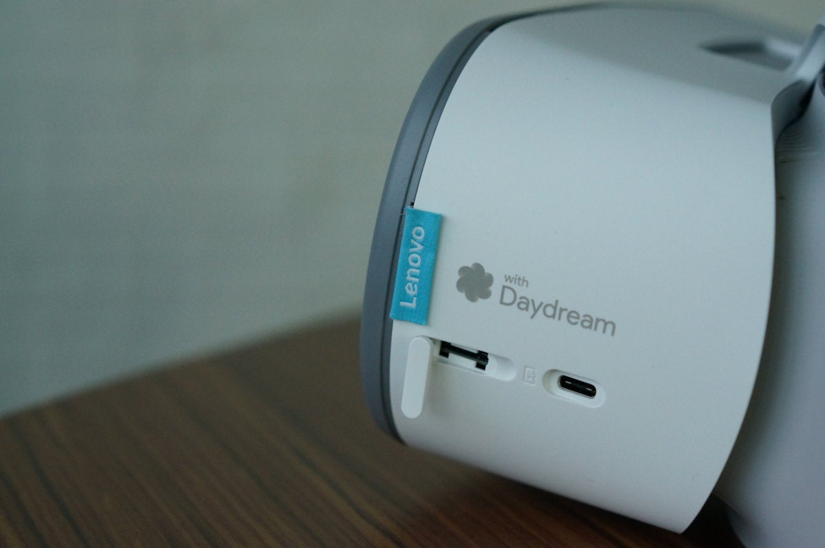 lenovo mirage solo daydream microsd port usb c