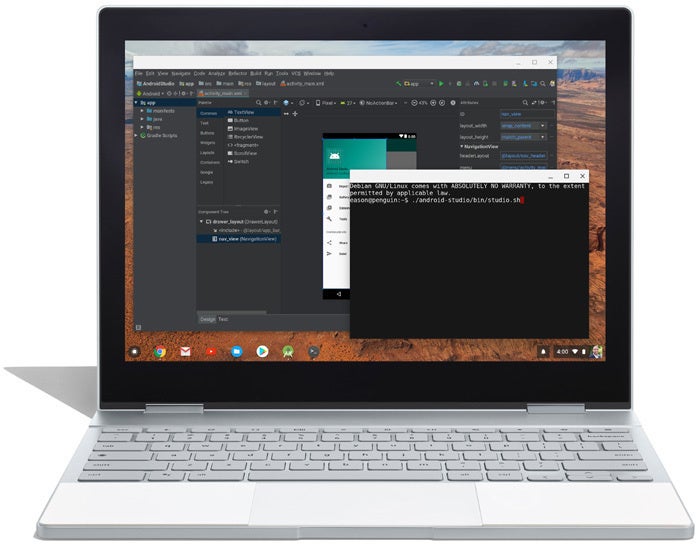 Linux Apps Chromebooks - Android Studio