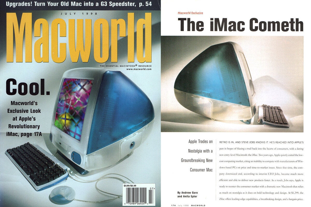 imac presentation 1998