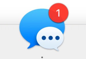 messages macos badge