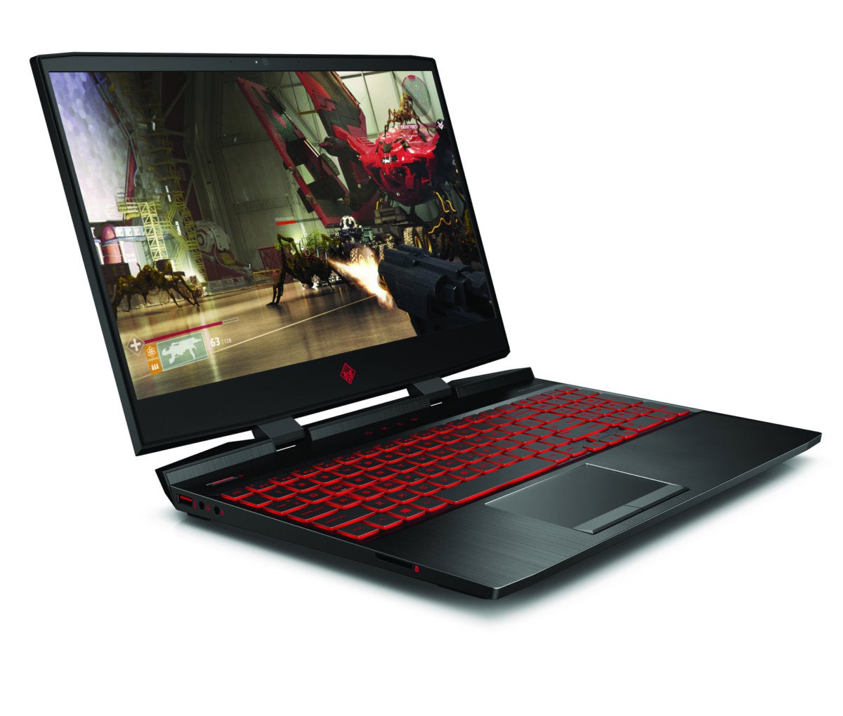 omen 15 laptop front right
