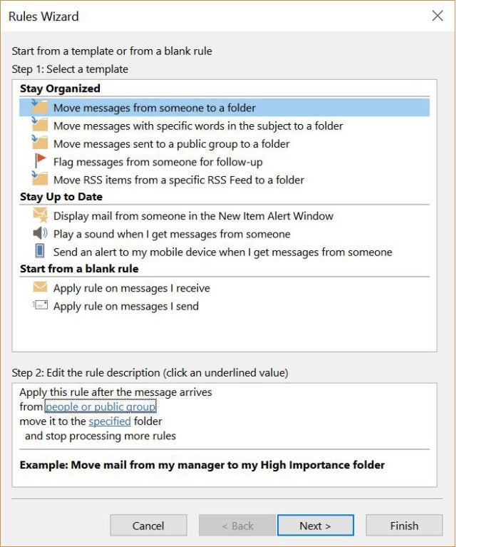outlook for mac does not apply rules to mail ialready n my inbox