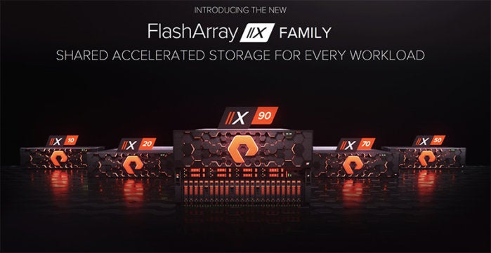pure storage x series