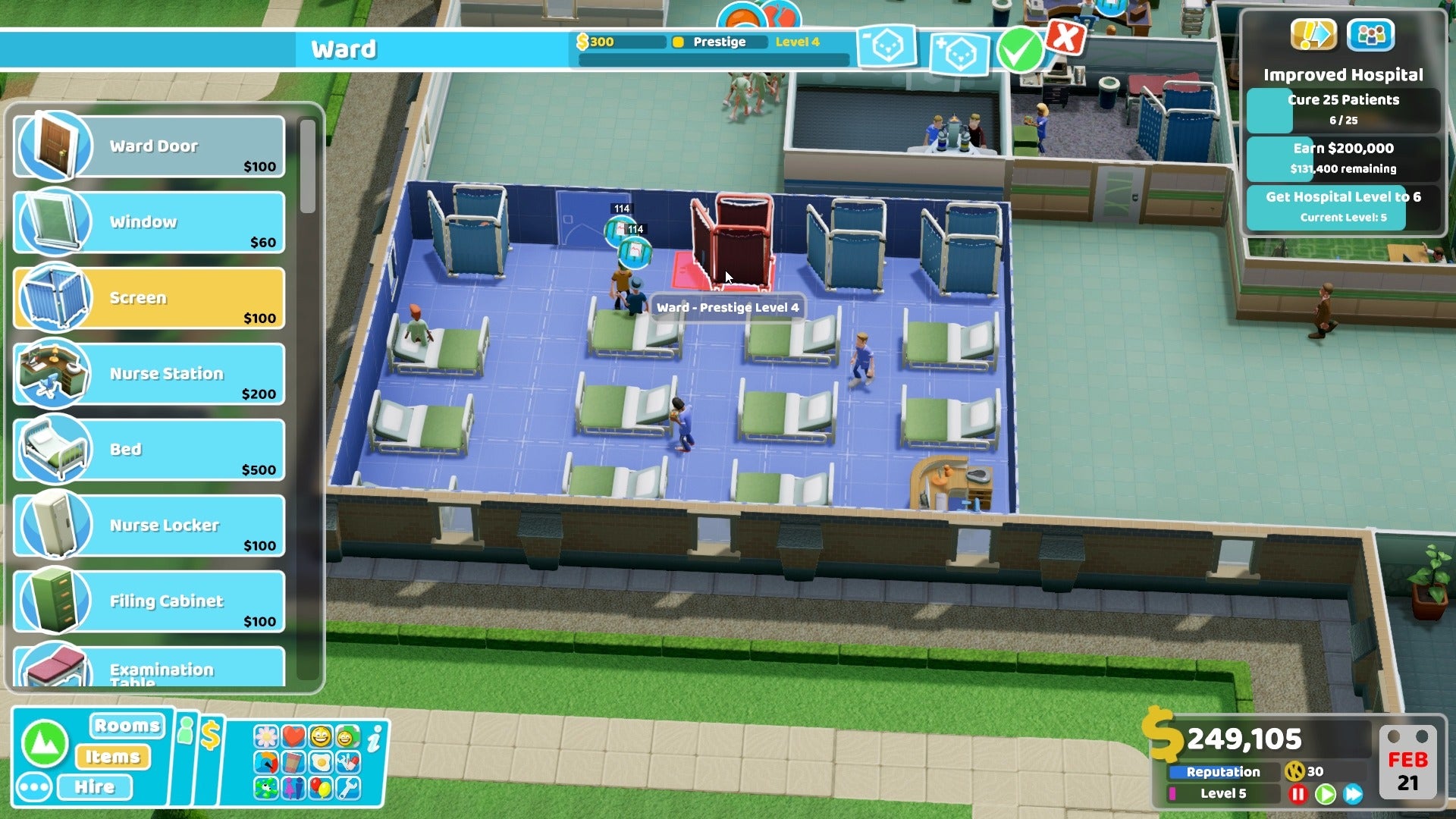 Two point hospital читы