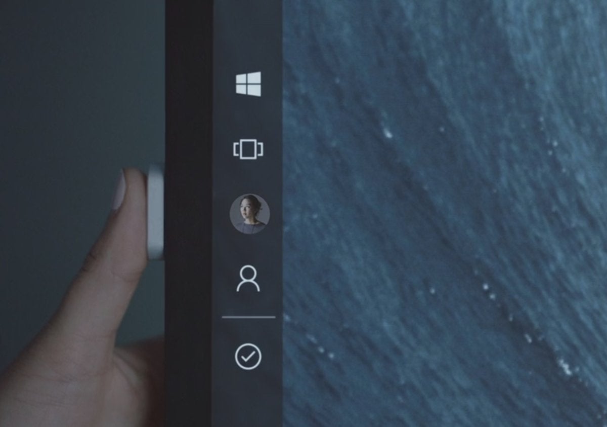 Microsoft surface hub 2 vid button