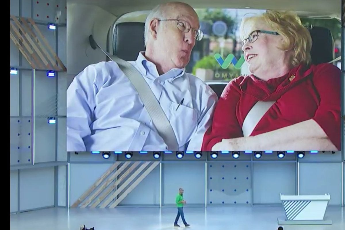 waymo self driving car google io 2018 senior couple jim barbara2