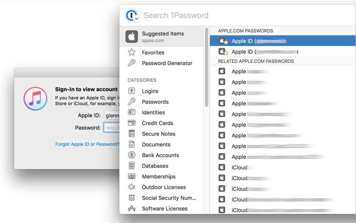 1password7macos app specific display