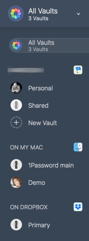 1password7macos better access to vaults blurred