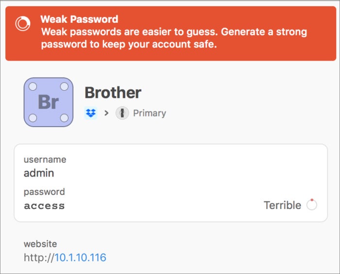 1password7macos terrible password