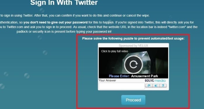 2 twitwipe captcha