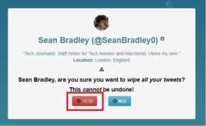 4 wipe all tweets from account