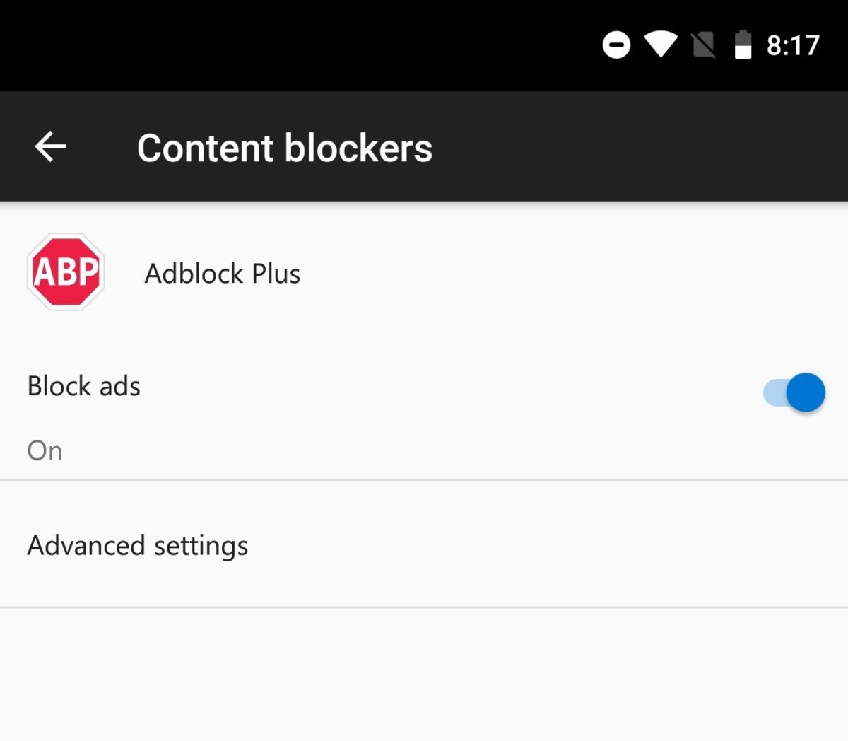 google chrome ad blocker android