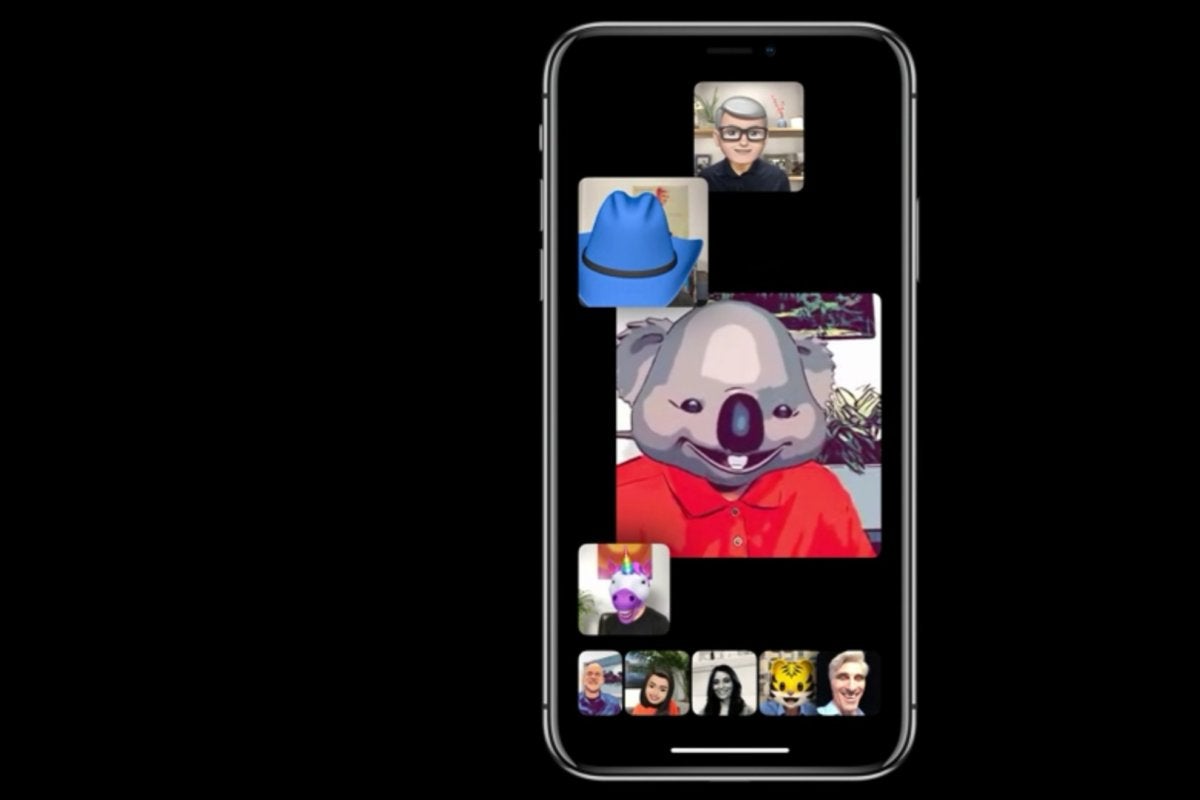 apple wwdc 2018 ios12 facetime groups