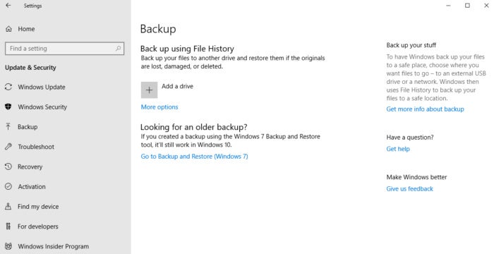 How to backup on windows 10 to external hard drive How To Back Up Files With Windows 10 S File History Pcworld
