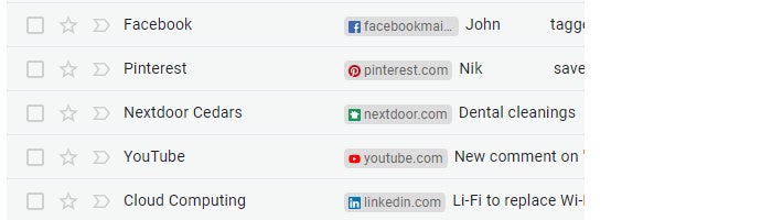Chrome extension for Gmail - Sender Icons