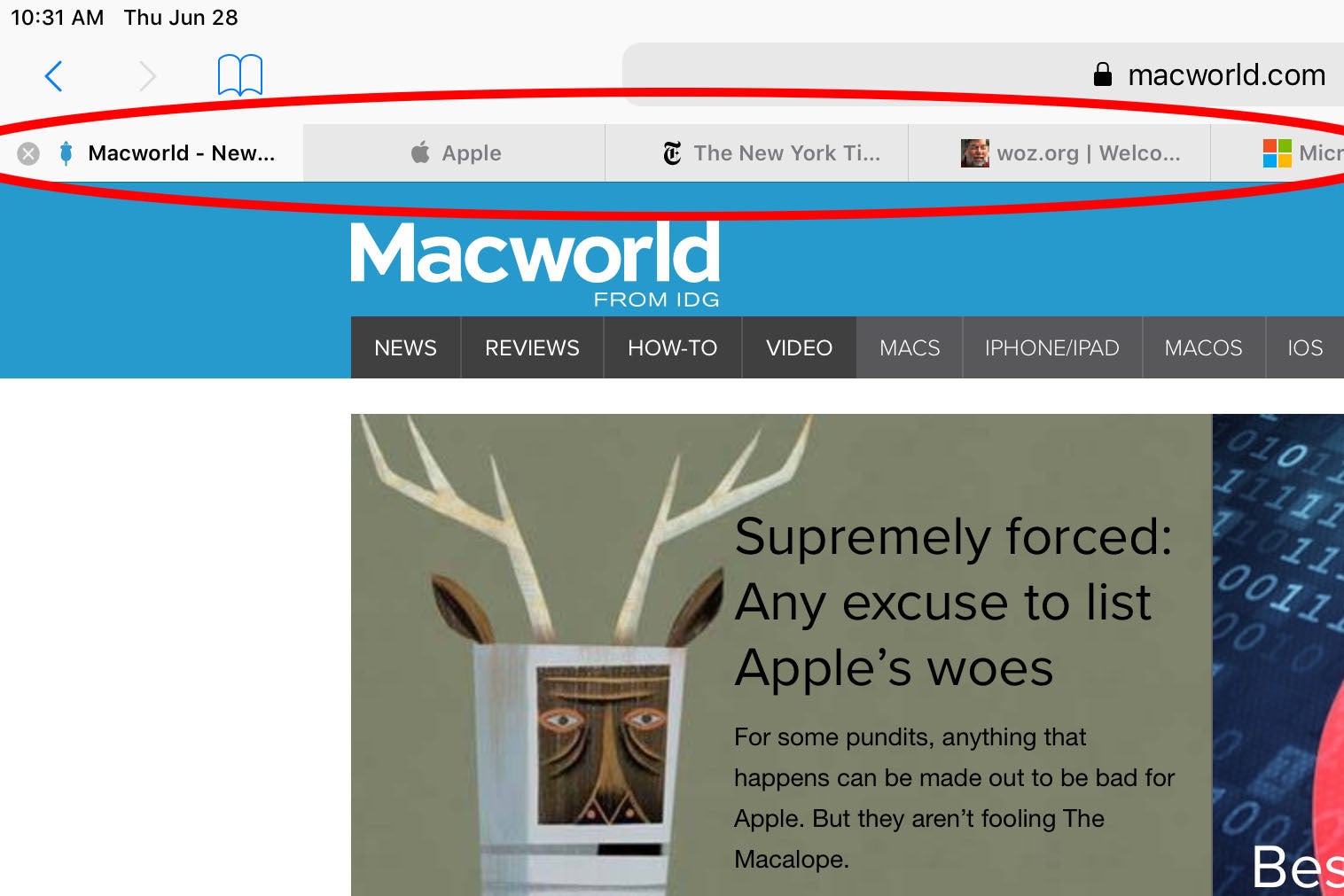 Ios 12 How To Enable Favicons Site Icons On Tabs In Safari Macworld