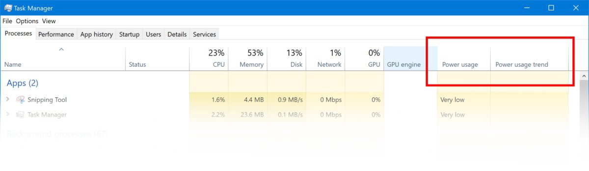 Microsoft Windows 10 insider power usage