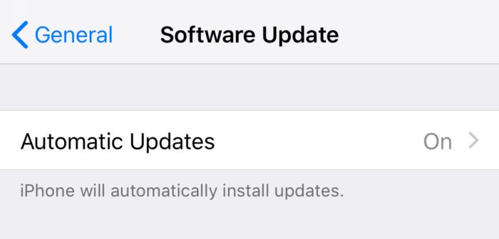 ios12 auto updates