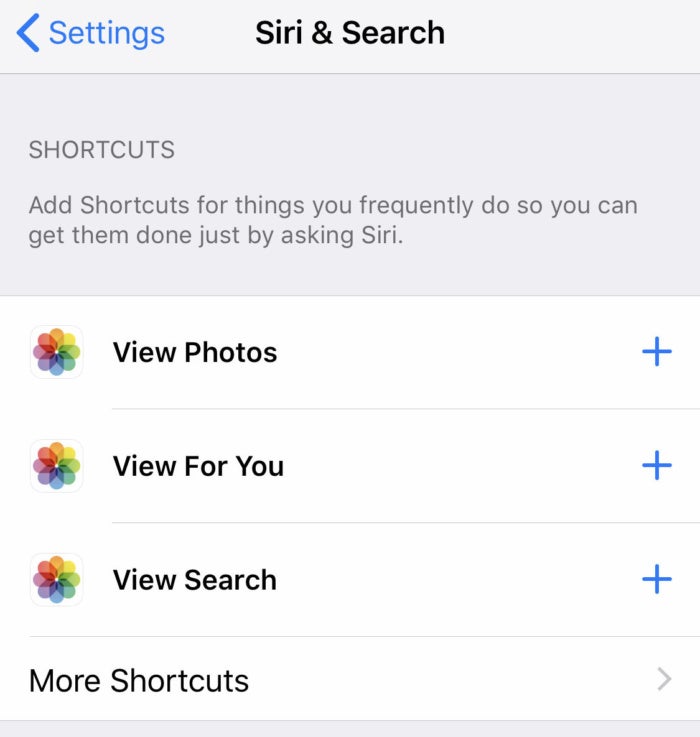 ios12 siri shortcuts