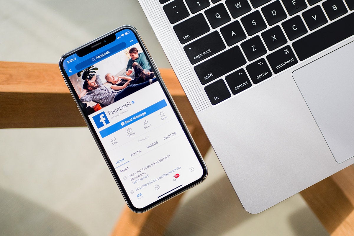 Apple iPhone X, Facebook mobile app