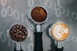 java -- beans, grounds, coffee -- binary background